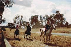 3. (Left to right) Jan, Alison and Judith at Burra 1982