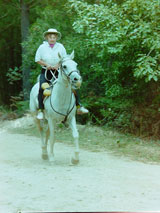 19. Gillian Petersohn and Karakatana Aluf, Brookvale ride 1995 (photo by Brigitte Heyer)